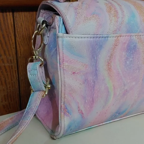 Betsey Johnson Luv Betsey Marble Mini Crossbody Hand Bag - Picture 7 of 16